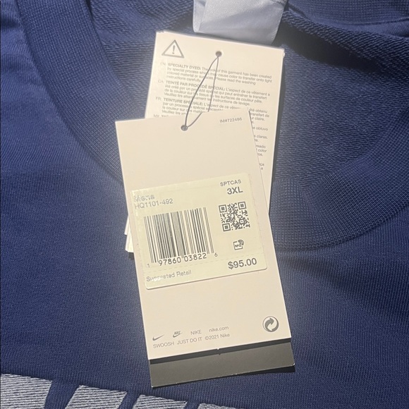 Nike Men's Blue New York Sweater - Picture 3 of 7